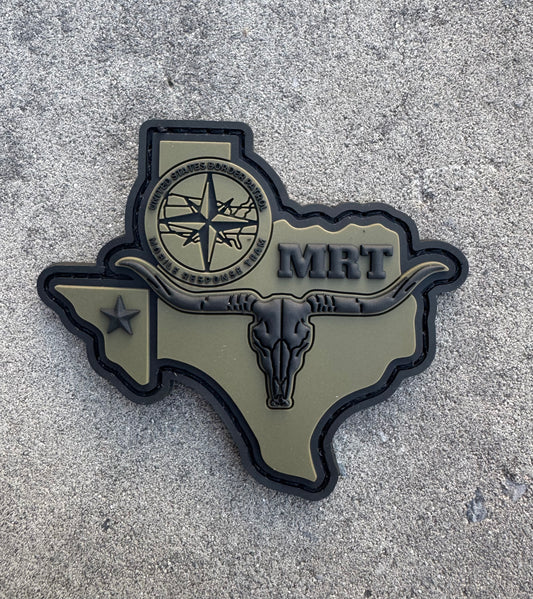 Border Patrol Texas MRT PVC Patch w Velcro Backing