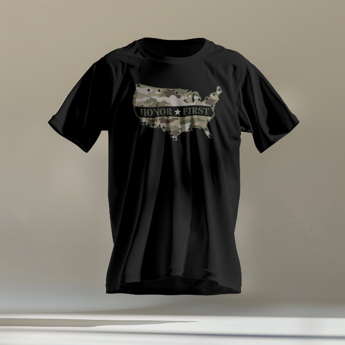 Honor First Camo T-Shirt