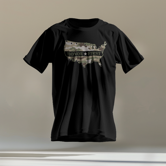 Honor First Camo T-Shirt