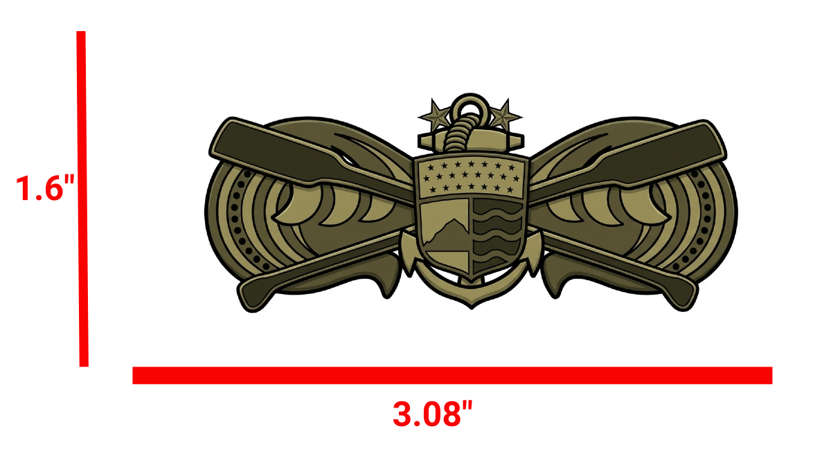 Marine Senior Vessel Commander PVC Patch