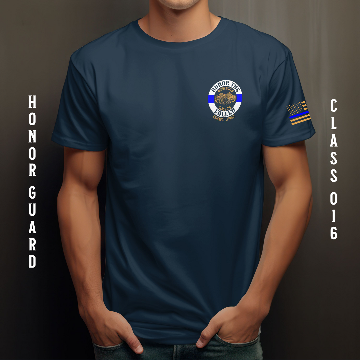Border Patrol Honor Guard Class 016 – Chicago 2025 T-Shirt