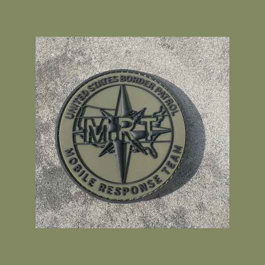 U.S. Border Patrol Mobile Response Team (MRT) PVC Patch – Velcro Backing