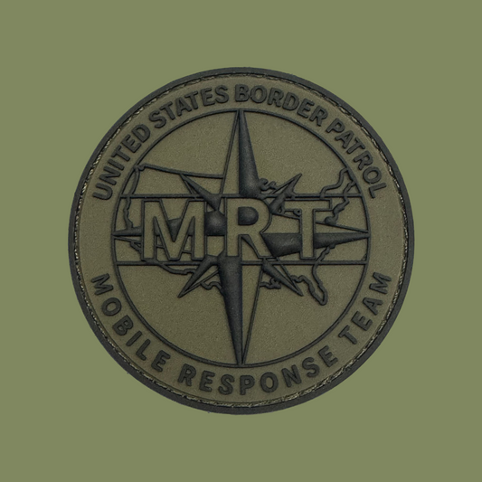 U.S. Border Patrol Mobile Response Team (MRT) PVC Patch – Velcro Backing