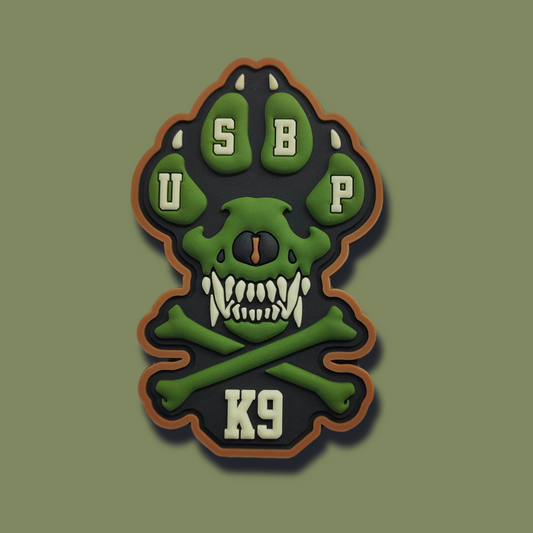 USBP K9 PVC Patch 2" X