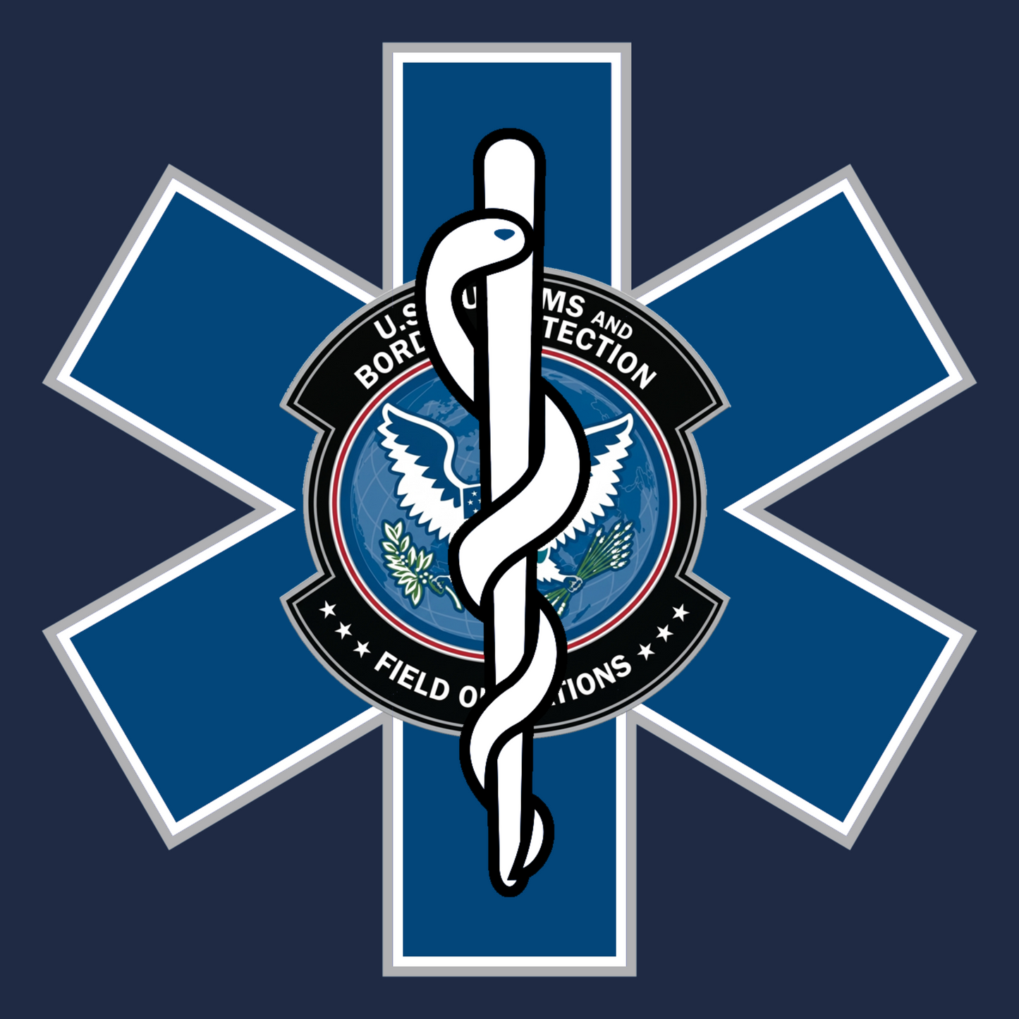 CBP Office of Field Operations EMT – First Responder T-Shirt