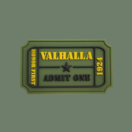 Border Patrol Valhalla Admit one PVC Patch