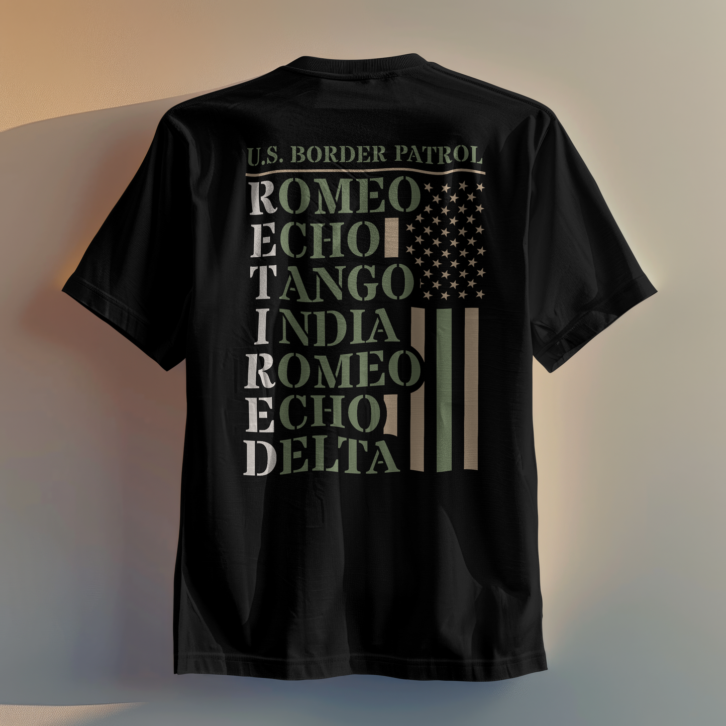 USBP Retired – Phonetic Alphabet T-Shirt