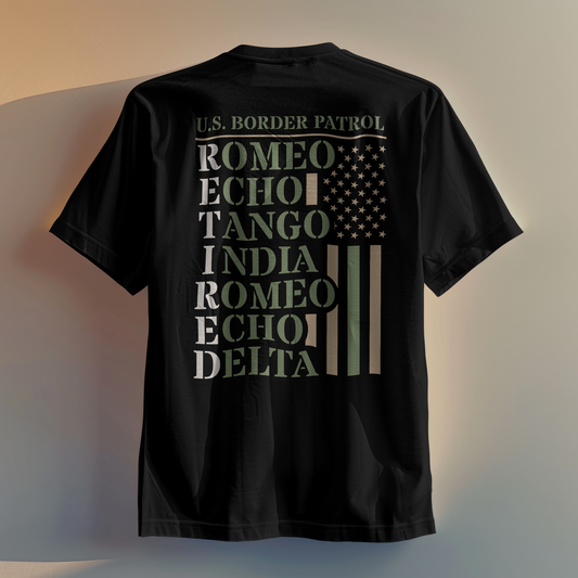 USBP Retired – Phonetic Alphabet T-Shirt