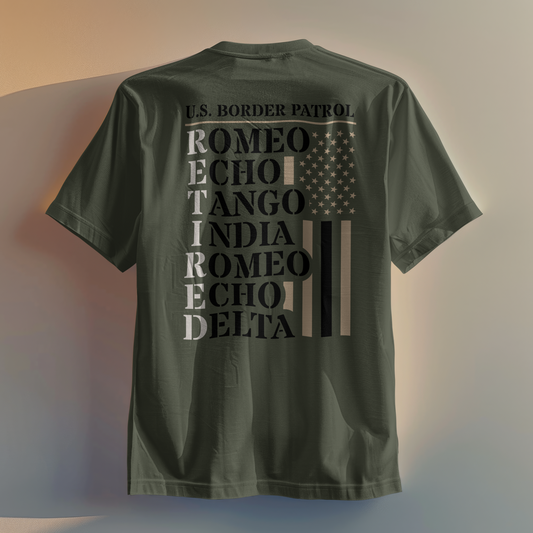 USBP Retired – Phonetic Alphabet T-Shirt