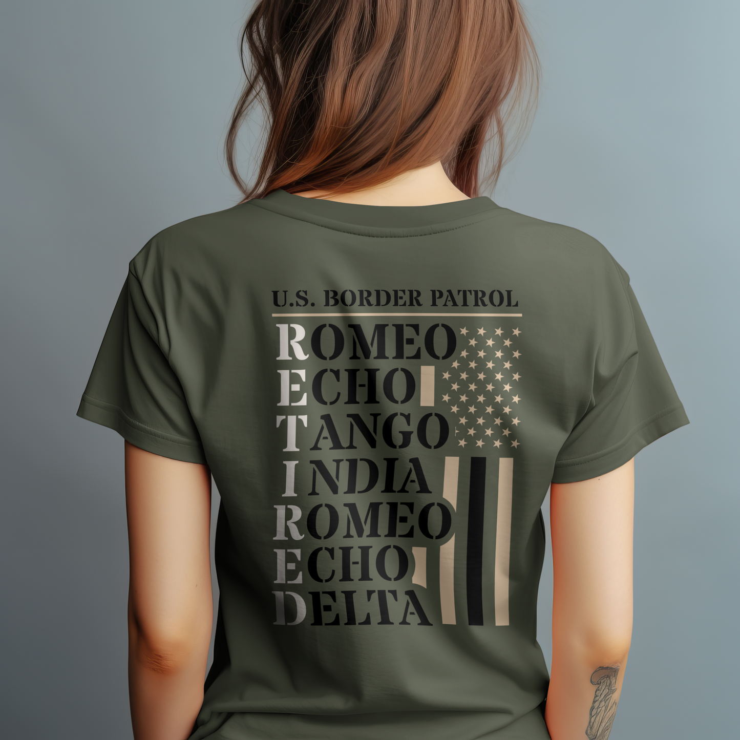 USBP Retired – Phonetic Alphabet T-Shirt
