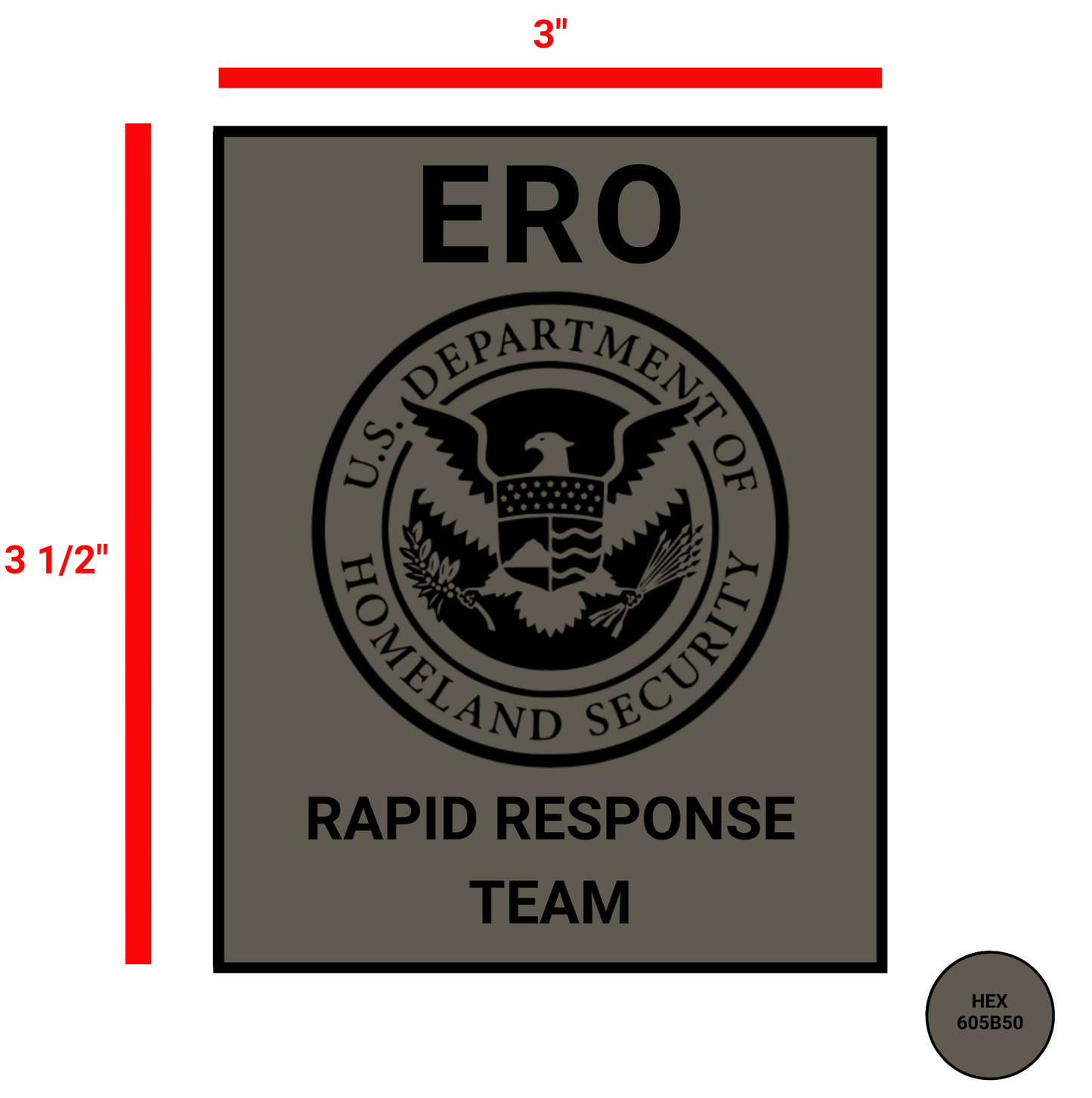 ERO Rapid Response Team PVC Patch Set