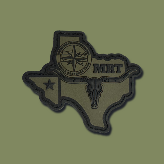 Border Patrol Texas MRT PVC Patch w Velcro Backing