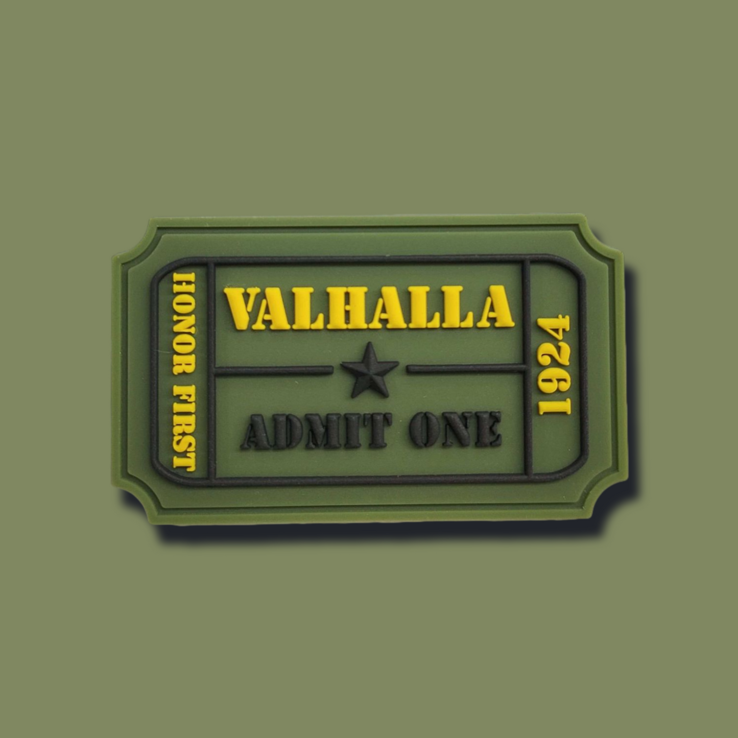 Border Patrol "Admit One - Valhalla" PVC Patch