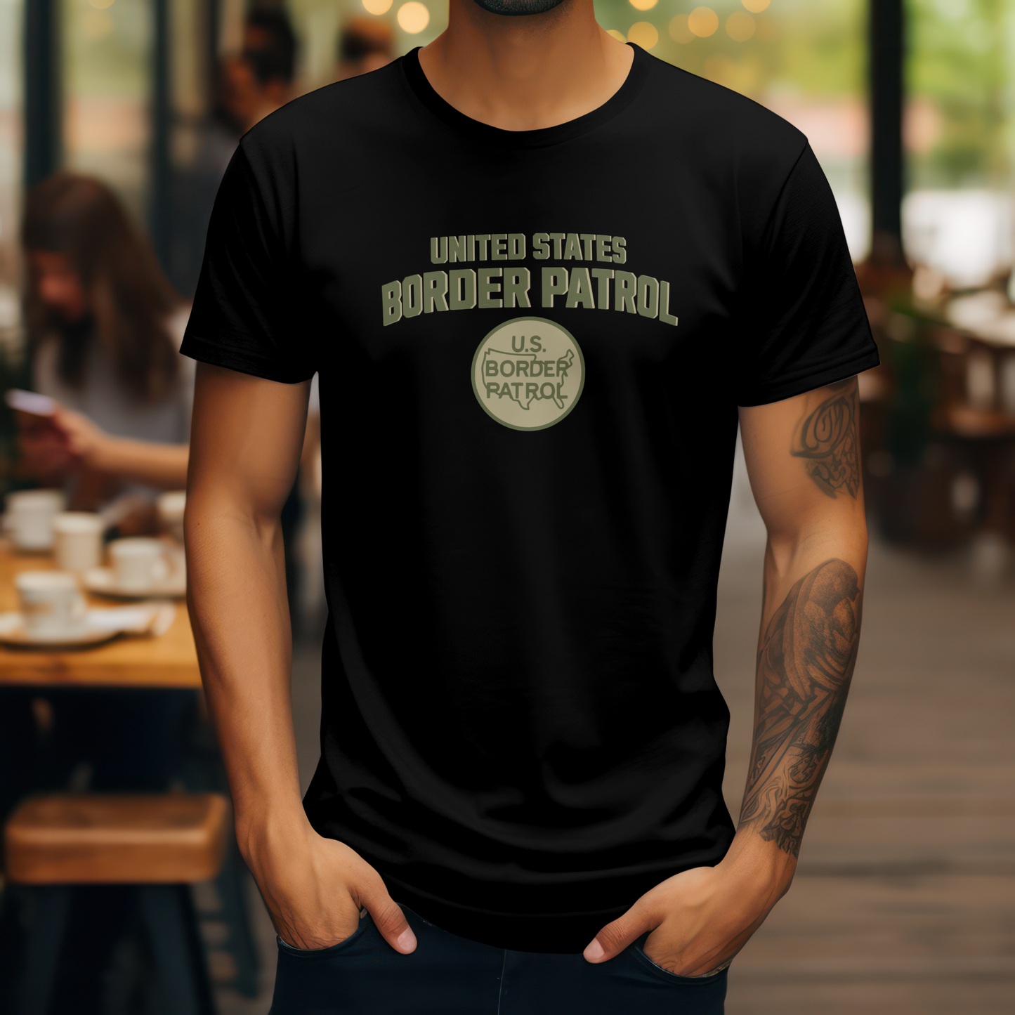 United States Border Patrol Logo T-Shirt