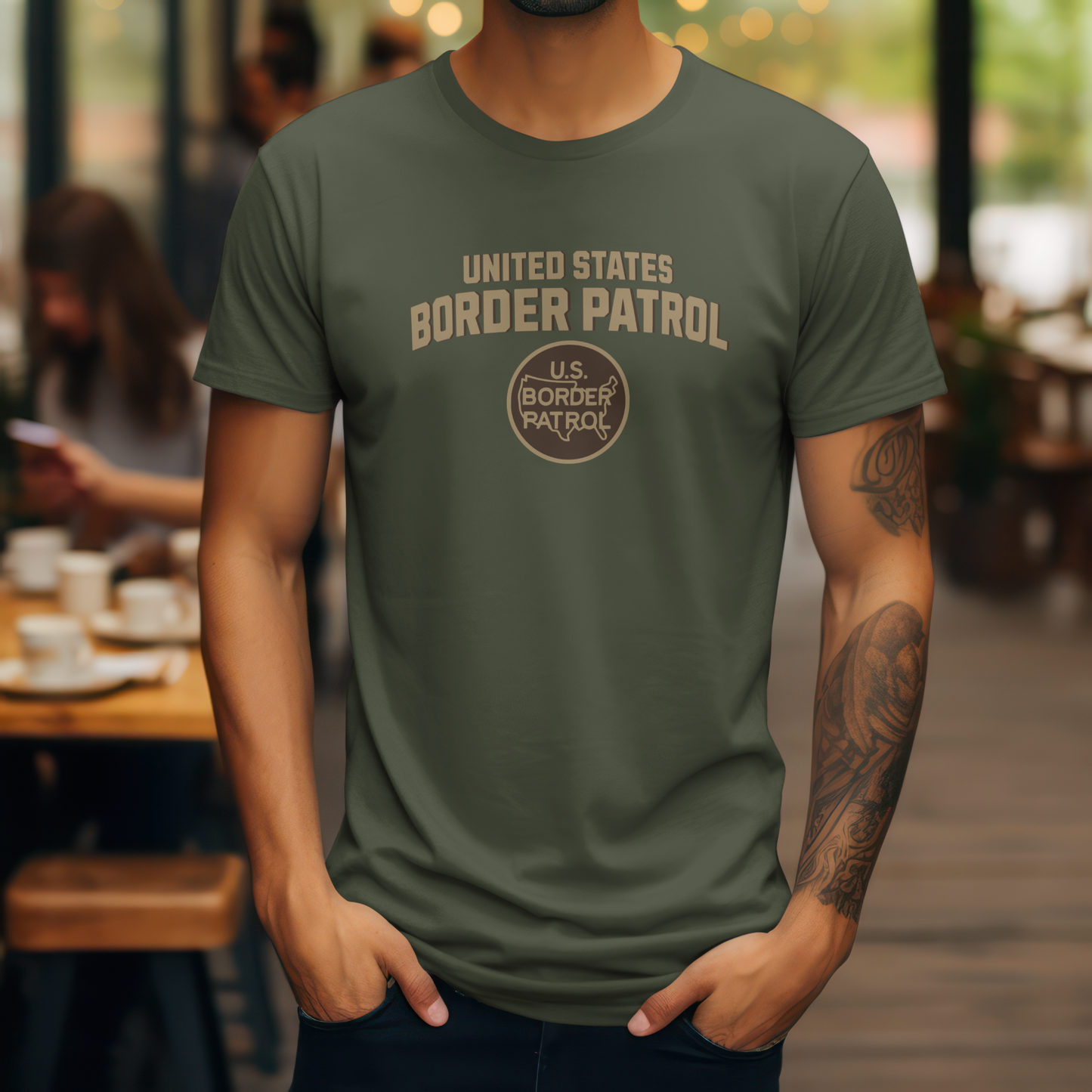 United States Border Patrol Logo T-Shirt