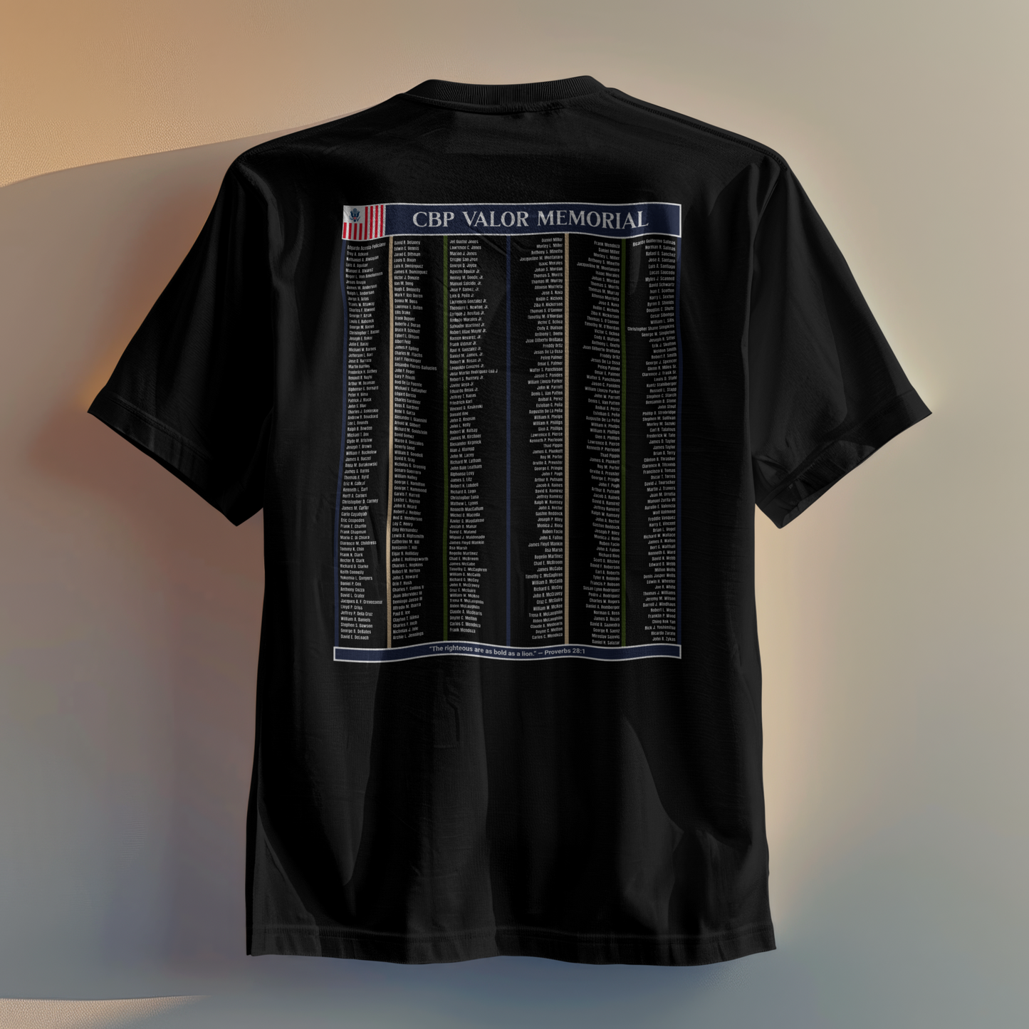 2026 CBP Valor Memorial T-Shirt
