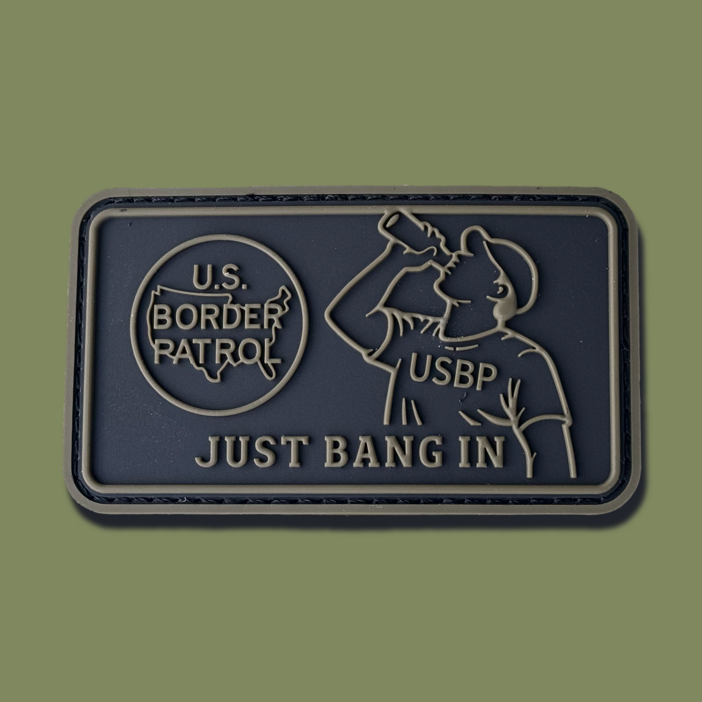 Just Bang In PVC Patch