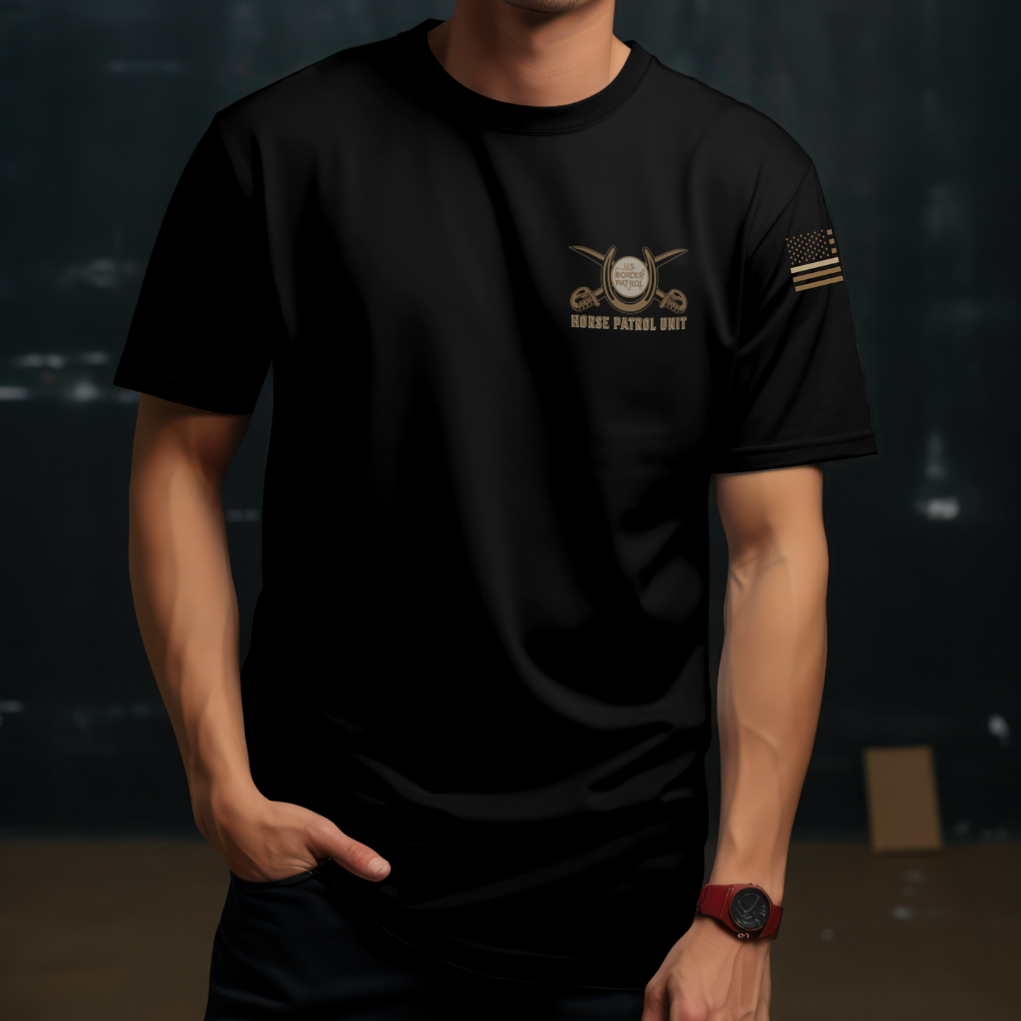 San Diego Sector Horse Patrol Throwback T-Shirt