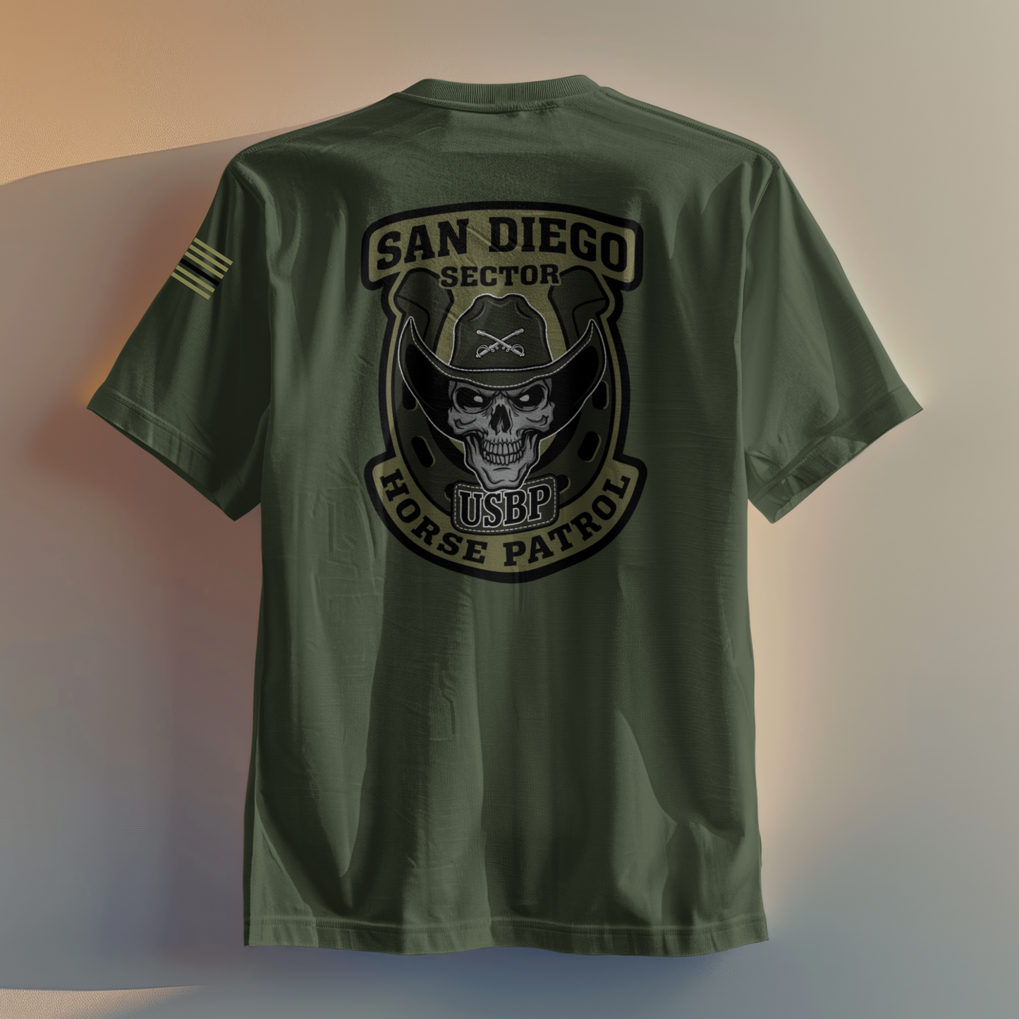 San Diego Sector Horse Patrol Throwback T-Shirt