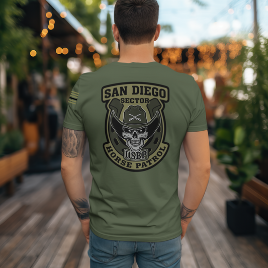 San Diego Sector Horse Patrol Throwback T-Shirt