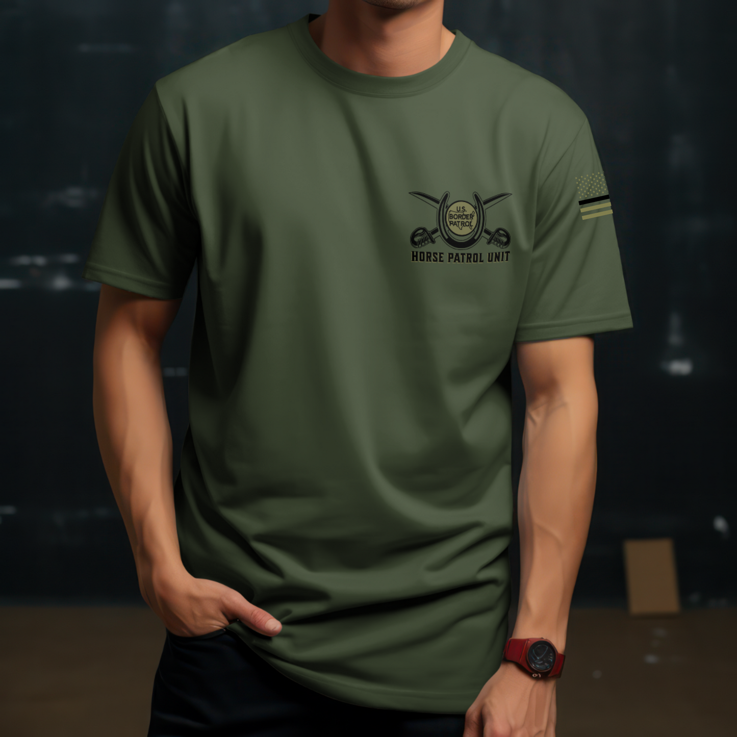 San Diego Sector Horse Patrol Throwback T-Shirt