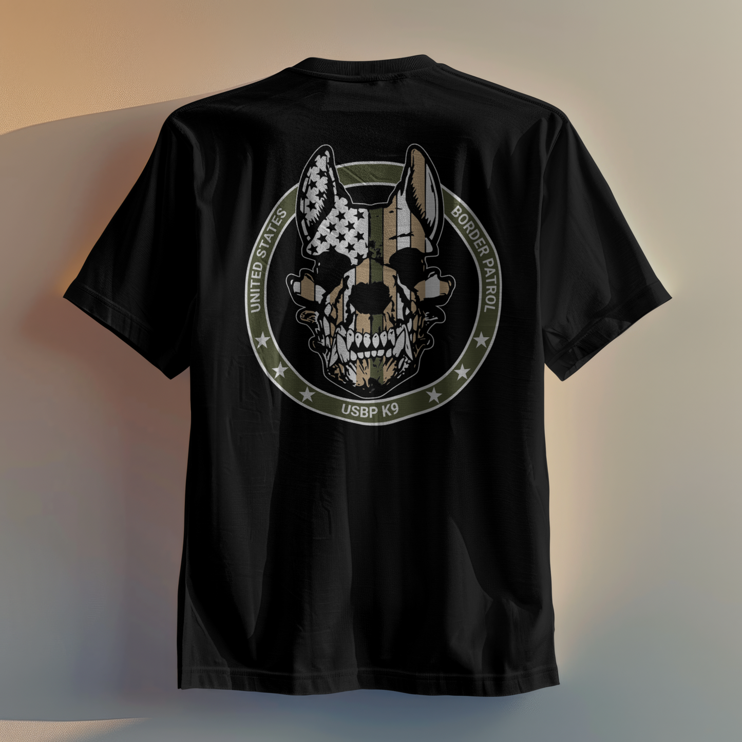 USBP K9 Skull T-Shirt