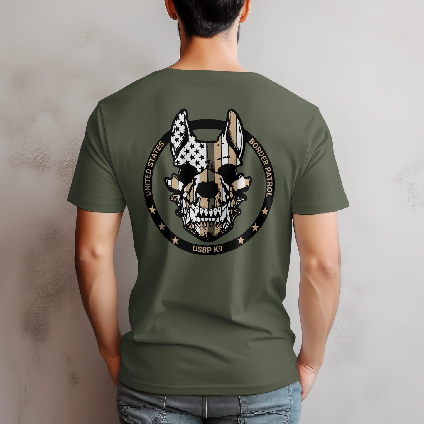 USBP K9 Skull T-Shirt