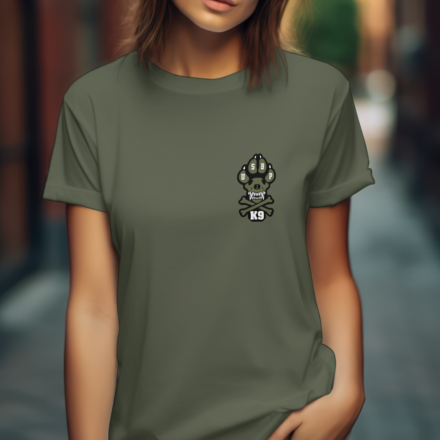 USBP K9 Skull T-Shirt